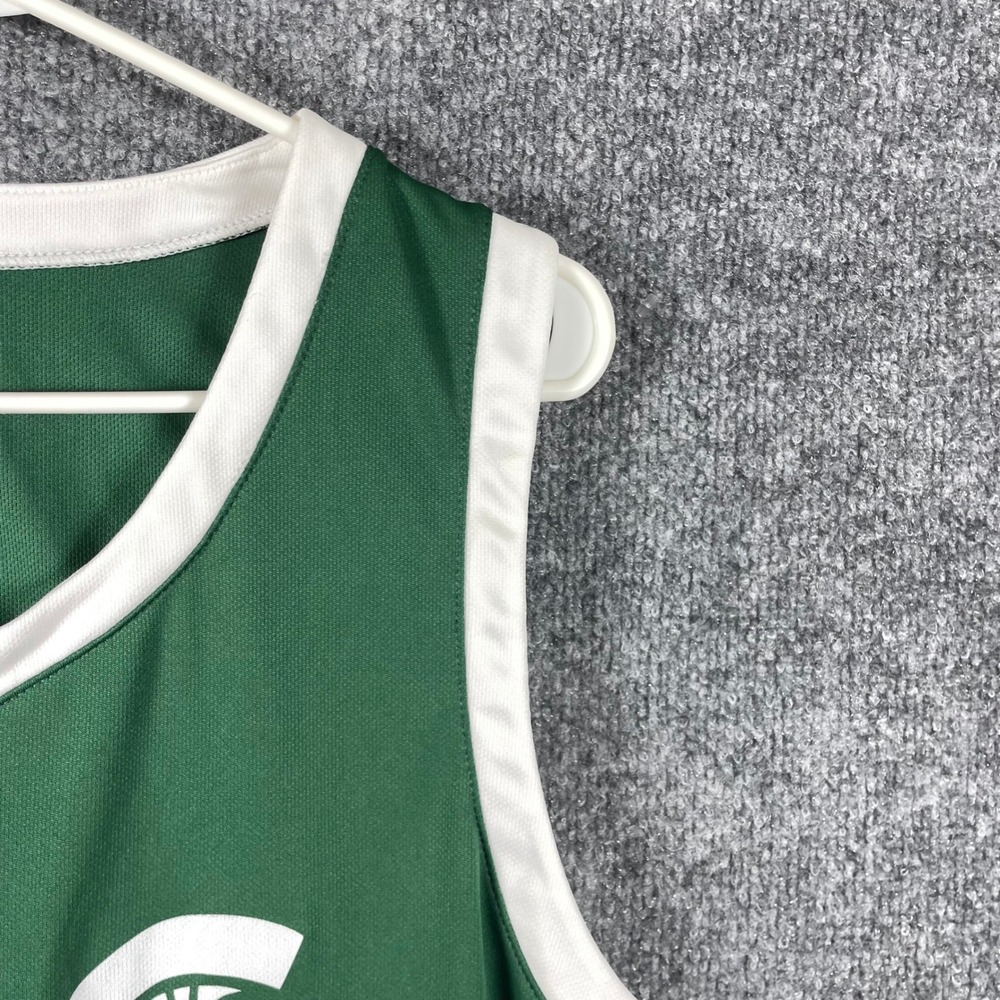 Nike Michigan State Spartans Jersey Mens Medium Green Labatt Blue Tank Summer - Picture 3 of 11